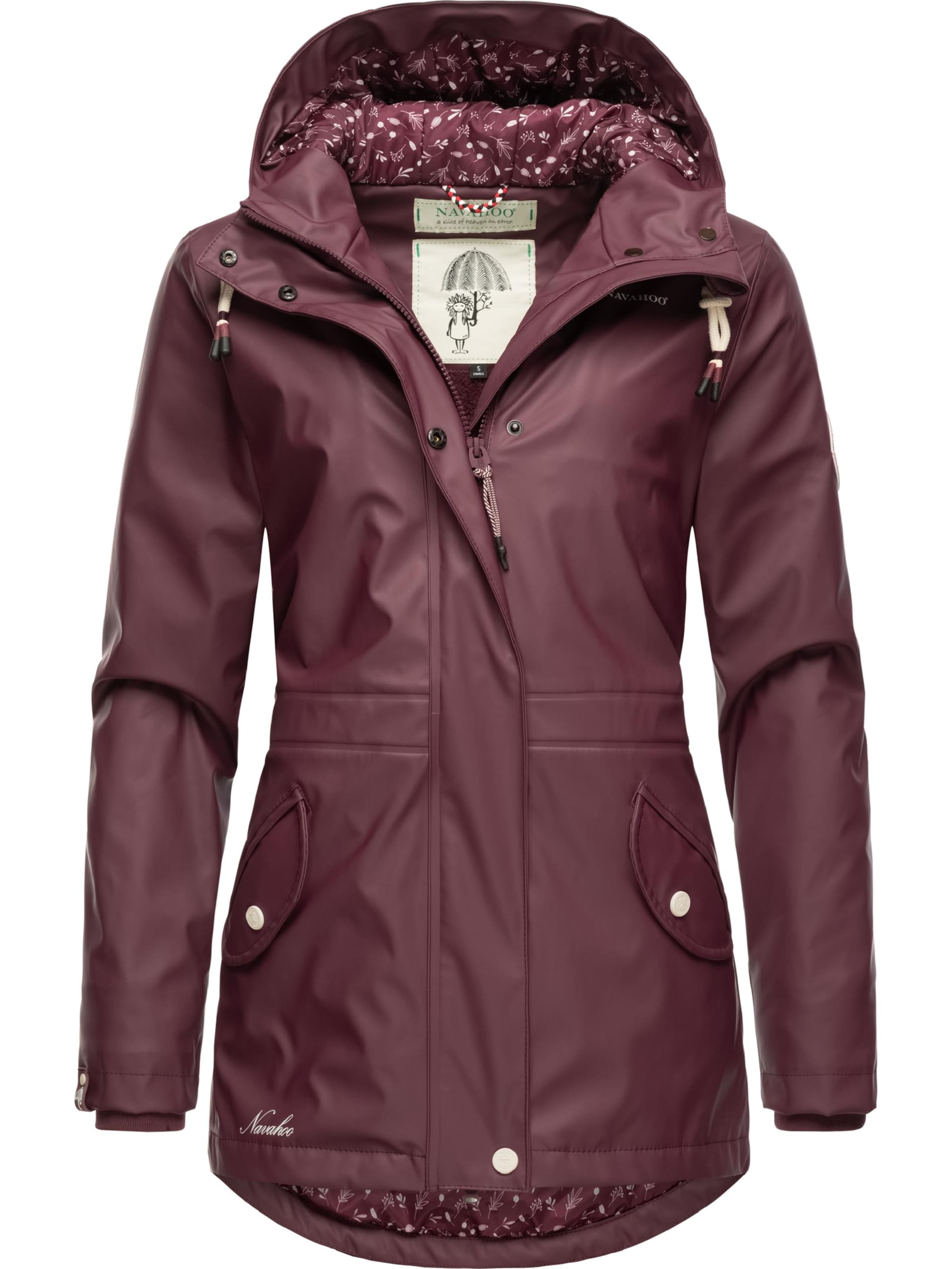 NAVAHOO Функционално яке 'Ocean Heart' в червено