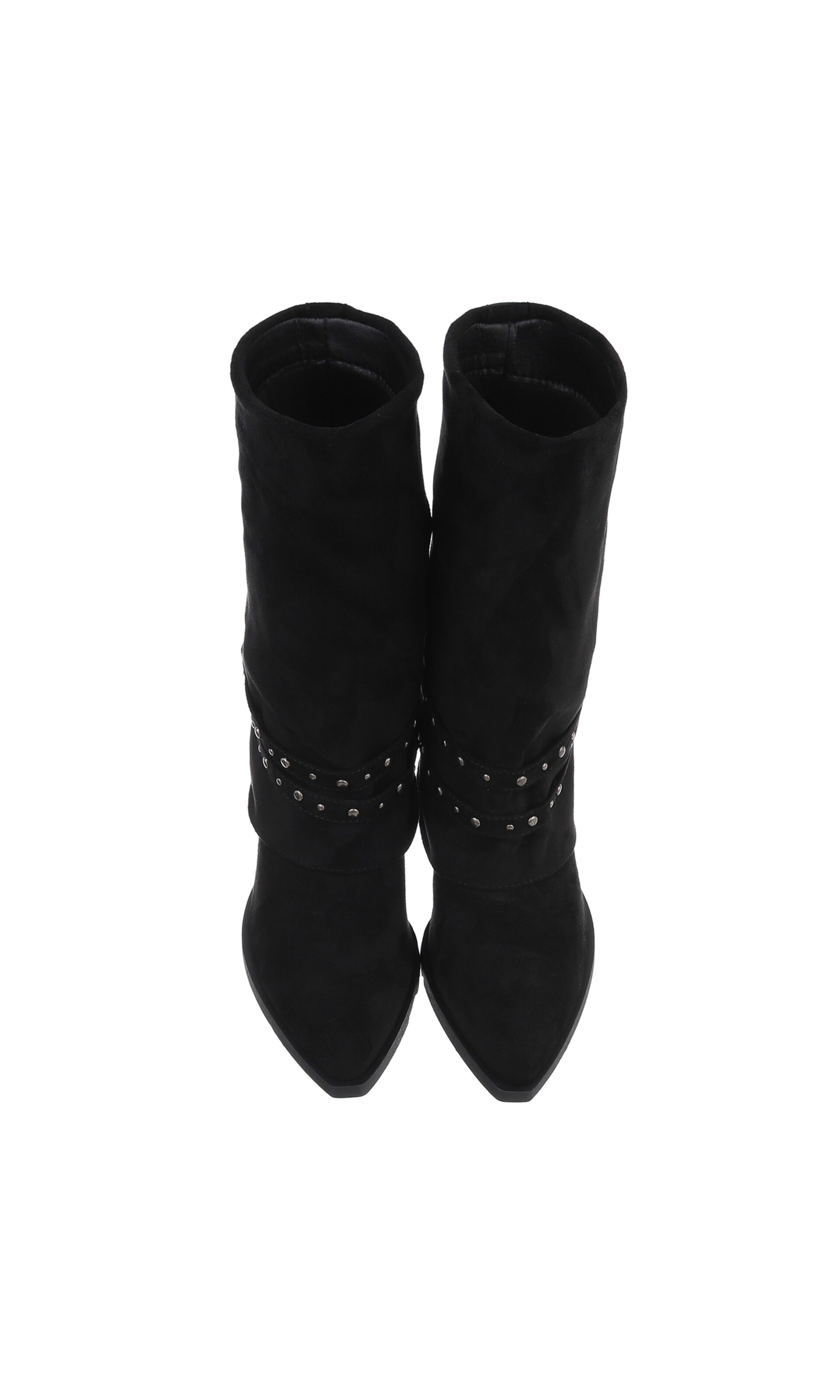 Ital-Design Cowboystiefel in Schwarz