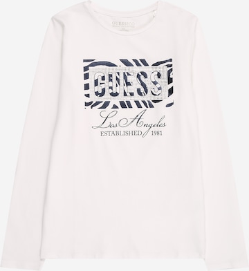 balta GUESS Marškinėliai: priekis