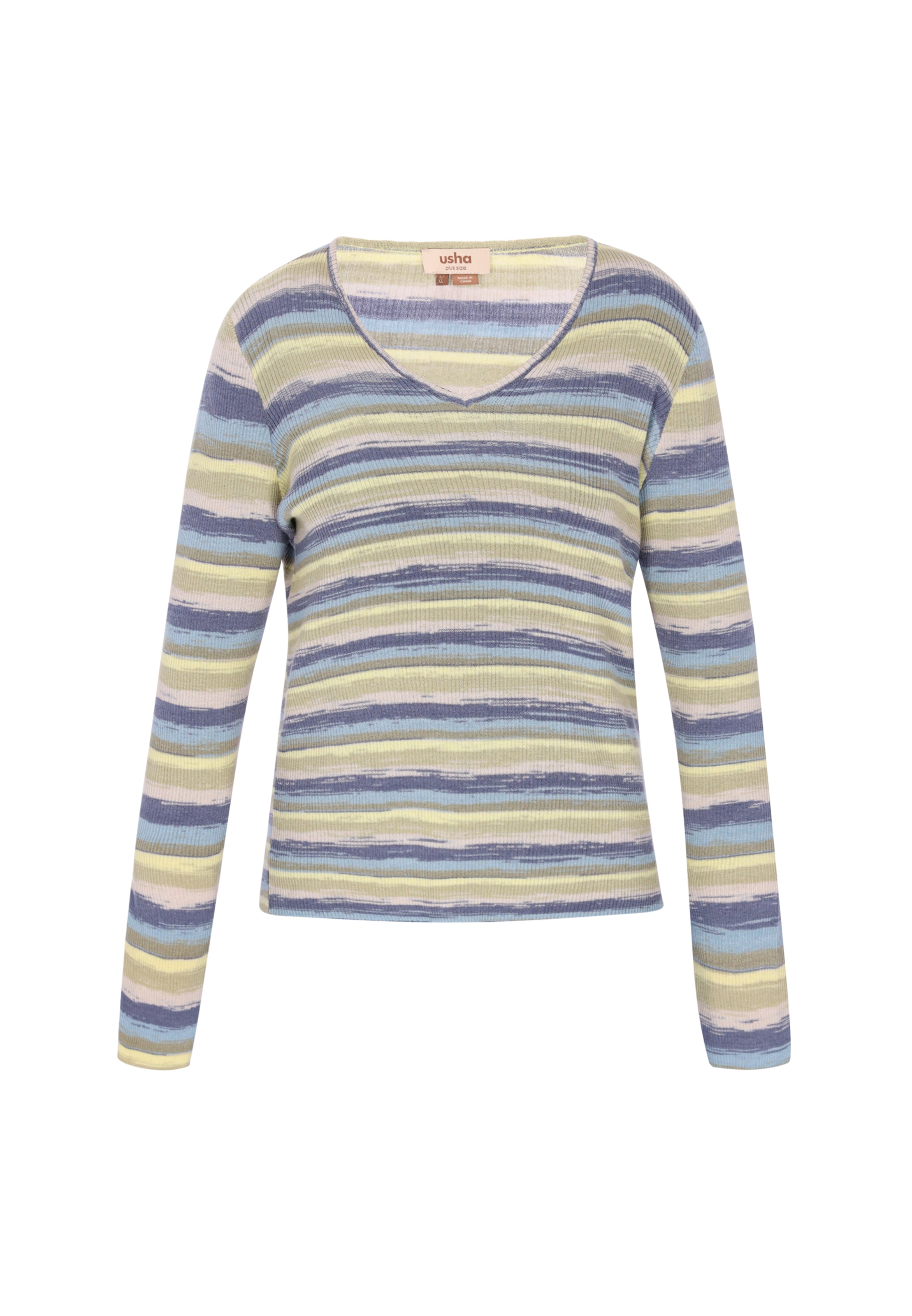 Pull-over Usha en bleu : devant