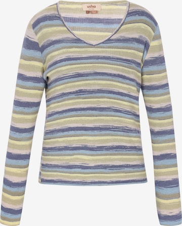 Usha - Jersey en azul: frente