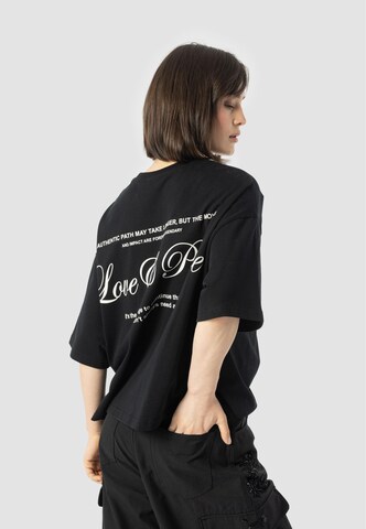 Maglietta 'Liyana' di Elias Rumelis in nero: frontale