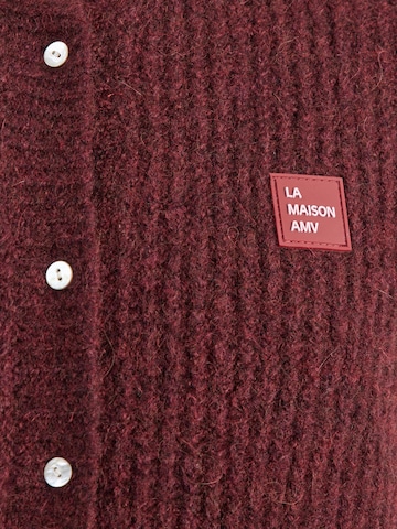 AMERICAN VINTAGE Pletená vesta 'EAST' - Červená
