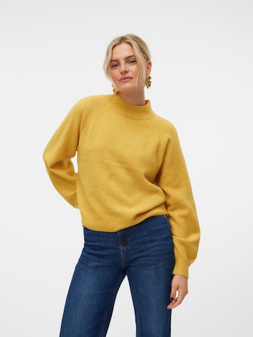 Pulover 'VMLEAF' de la VERO MODA pe galben: față