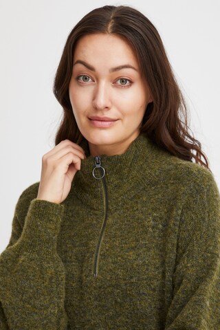 Fransa Knitted dress 'Sanny' in Green