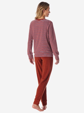 SCHIESSER Pyjama ' Casual Essentials ' in Rood