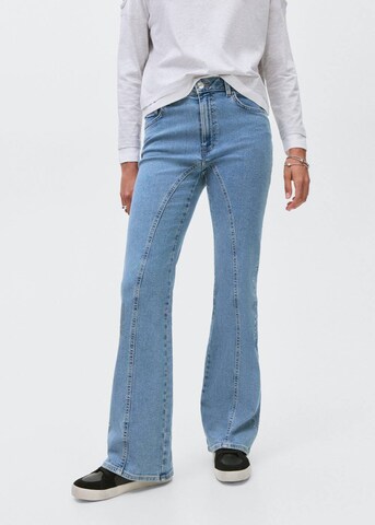 MANGO TEEN Boot cut Jeans 'Seamfl' in Blue: front