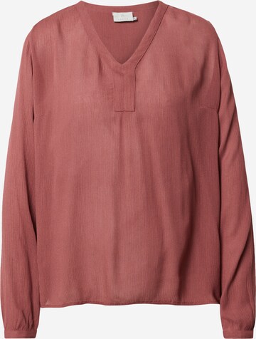 Kaffe - Blusa 'Amber' en rojo: frente