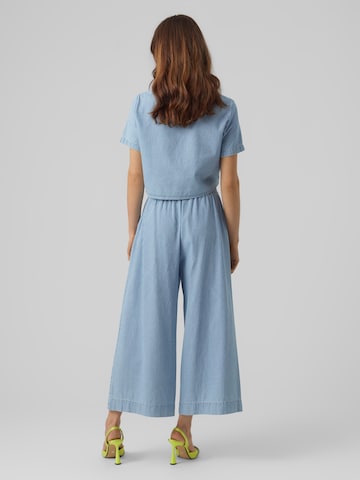 VERO MODA Loosefit Hose 'Katja' in Blau