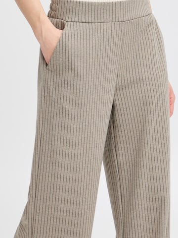 b.young Regular Broek ' BYROWAN WIDE PANTS 2 - ' in Beige