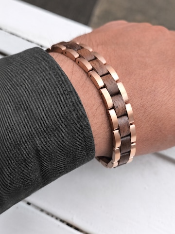 Holzwerk - Pulsera 'ROTHSEE' en oro: frente