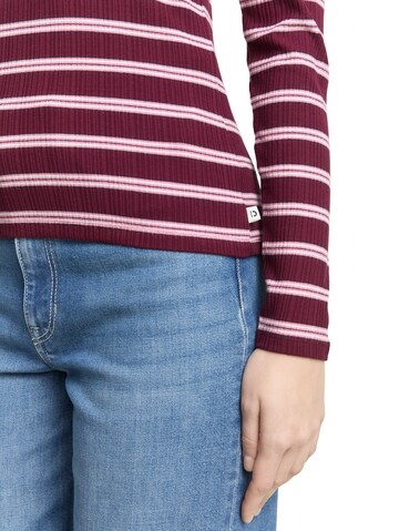 T-shirt TOM TAILOR DENIM en rouge