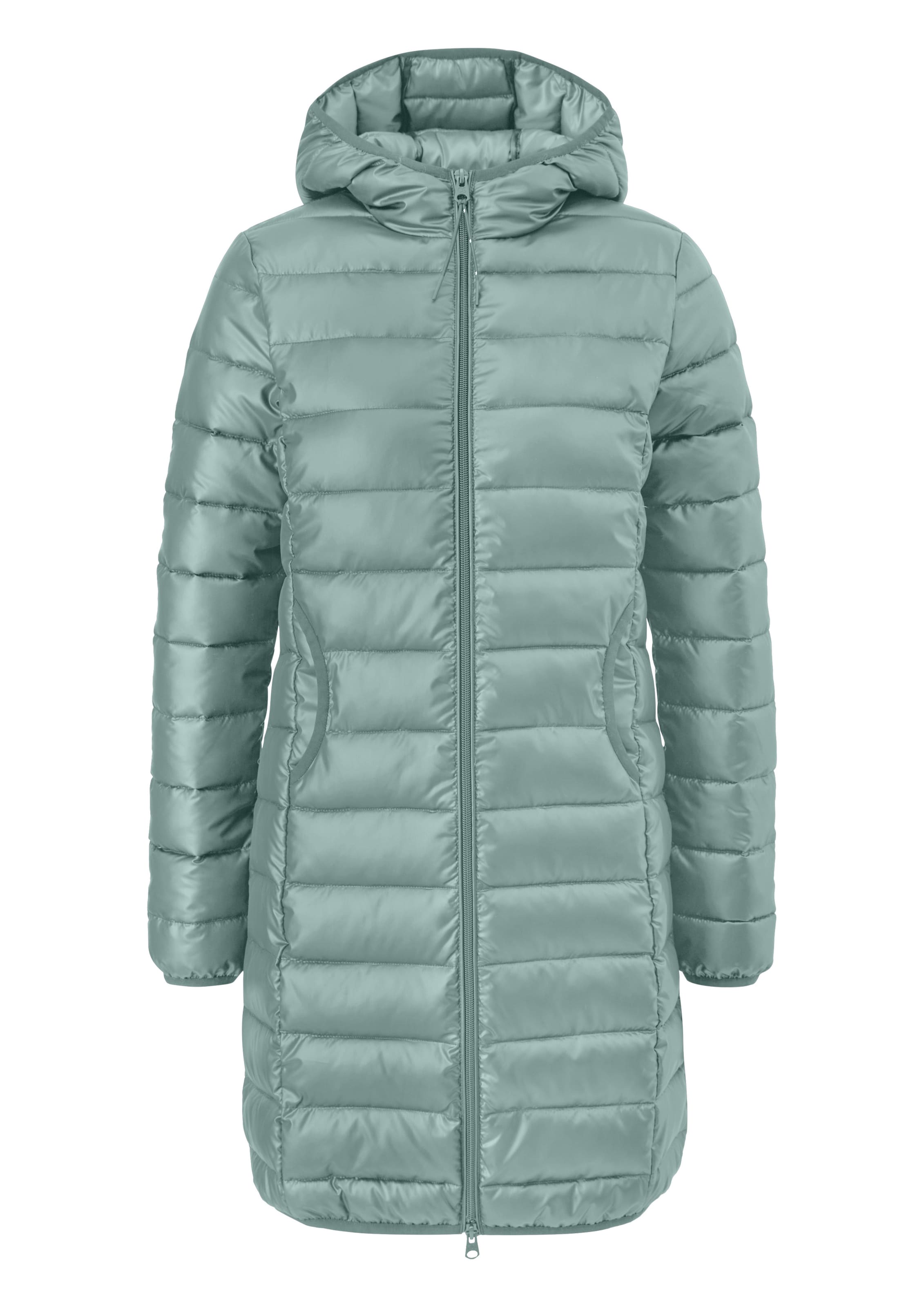 Manteau d’hiver QS en bleu : devant