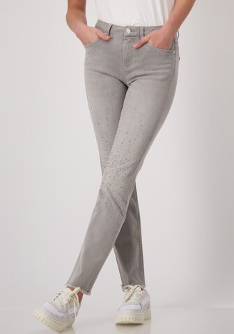monari Slimfit Jeans in Grau: Vorderseite