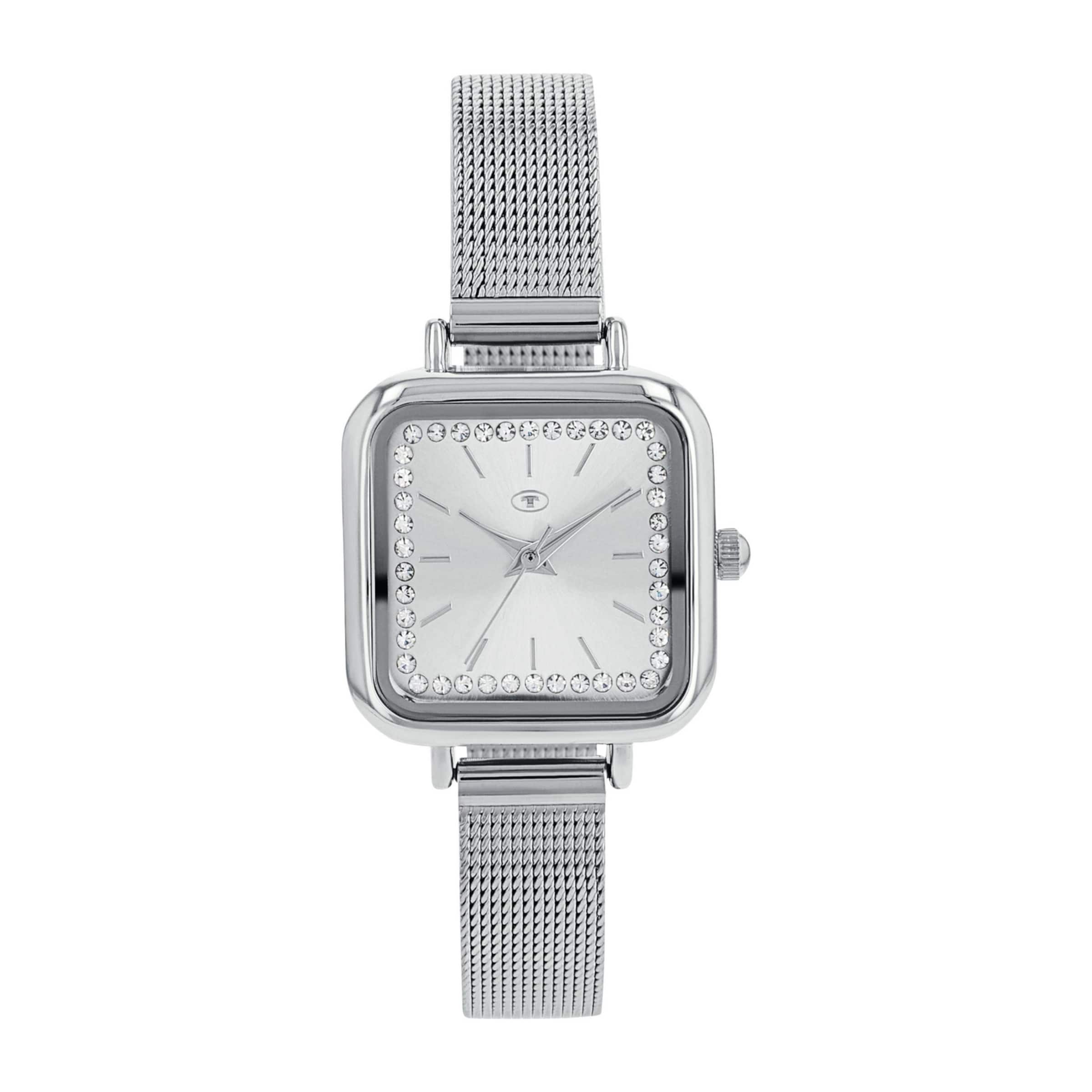 TOM TAILOR Uhr in Silber: Vorderseite