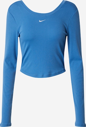 Nike Sportswear Shirt in Blauw: voorkant