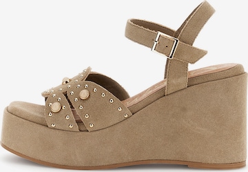 Sandales CAFè NOIR en beige : devant