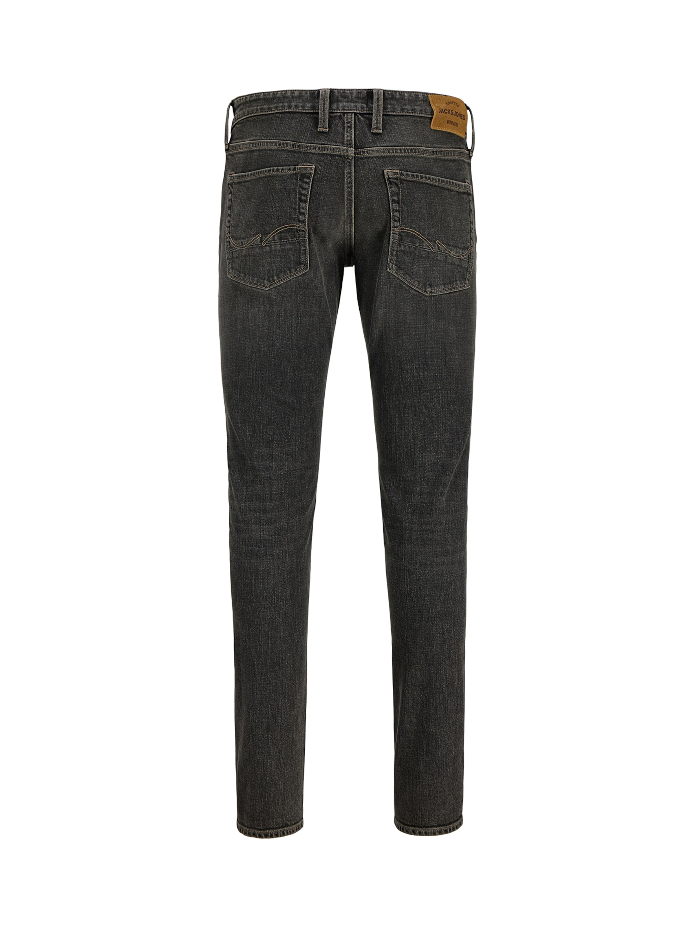 JACK & JONES Slimfit Τζιν 'JJIGLENN JJVINTAGE' σε μαύρο