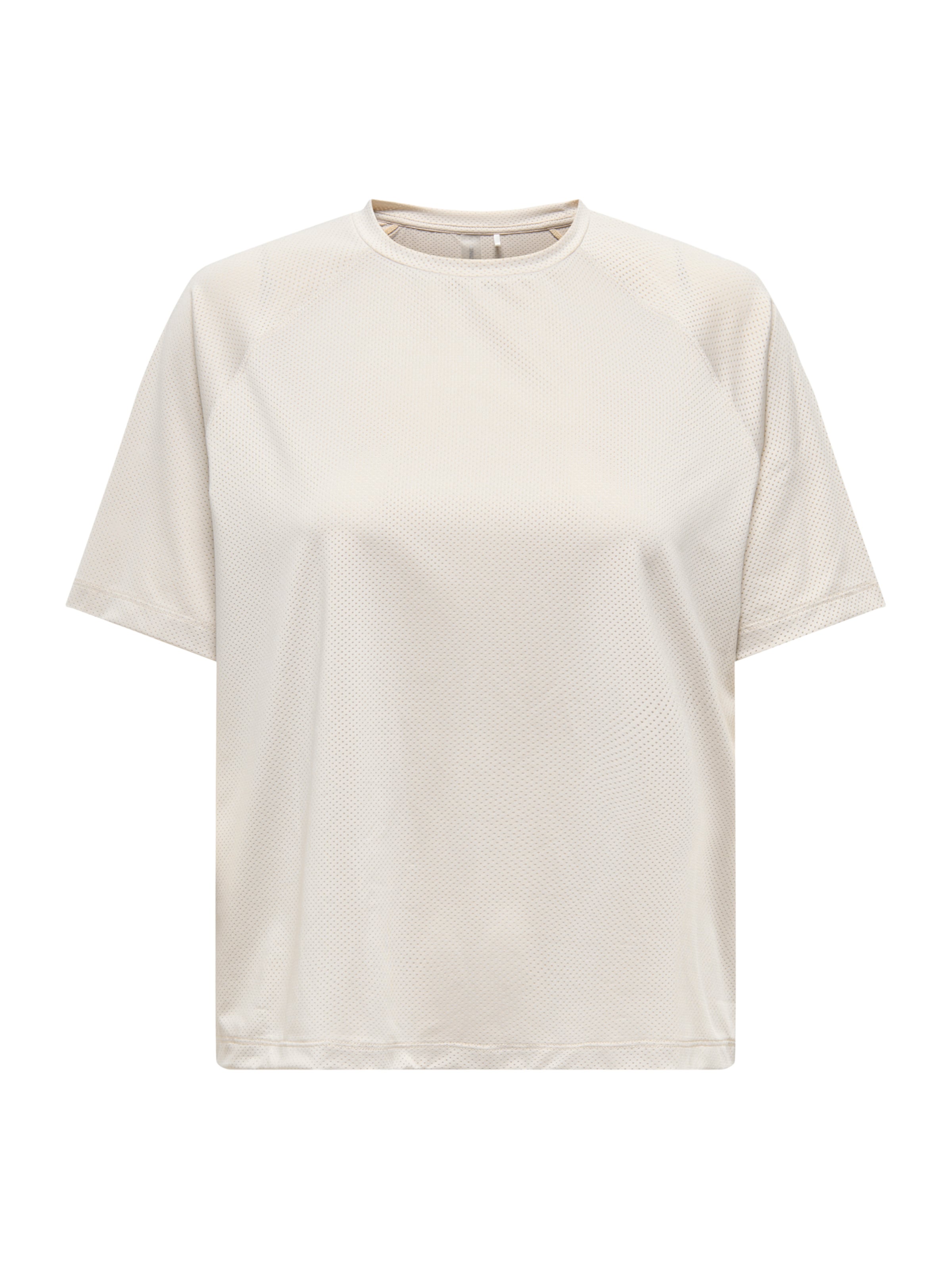ONLY PLAY - Camiseta funcional 'ONPSILLE' en beige: frente