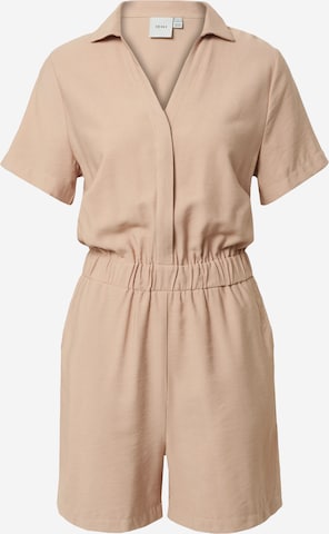 ICHI Jumpsuit 'CADOVA' in Beige: predná strana