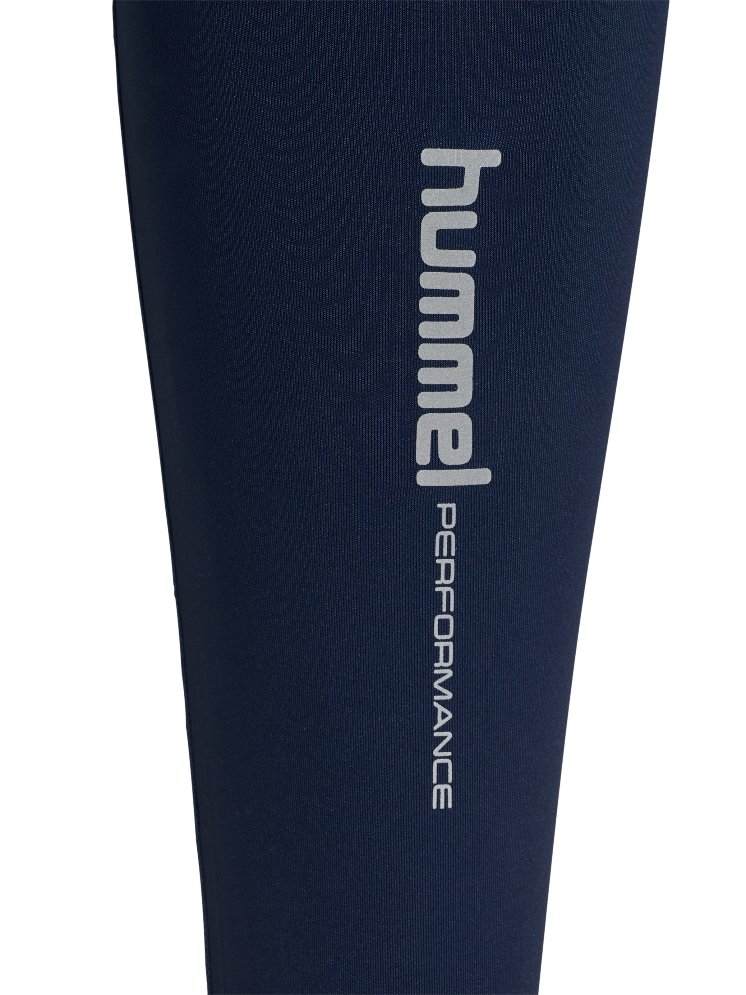 Hummel Skinny Sportbroek in Blauw