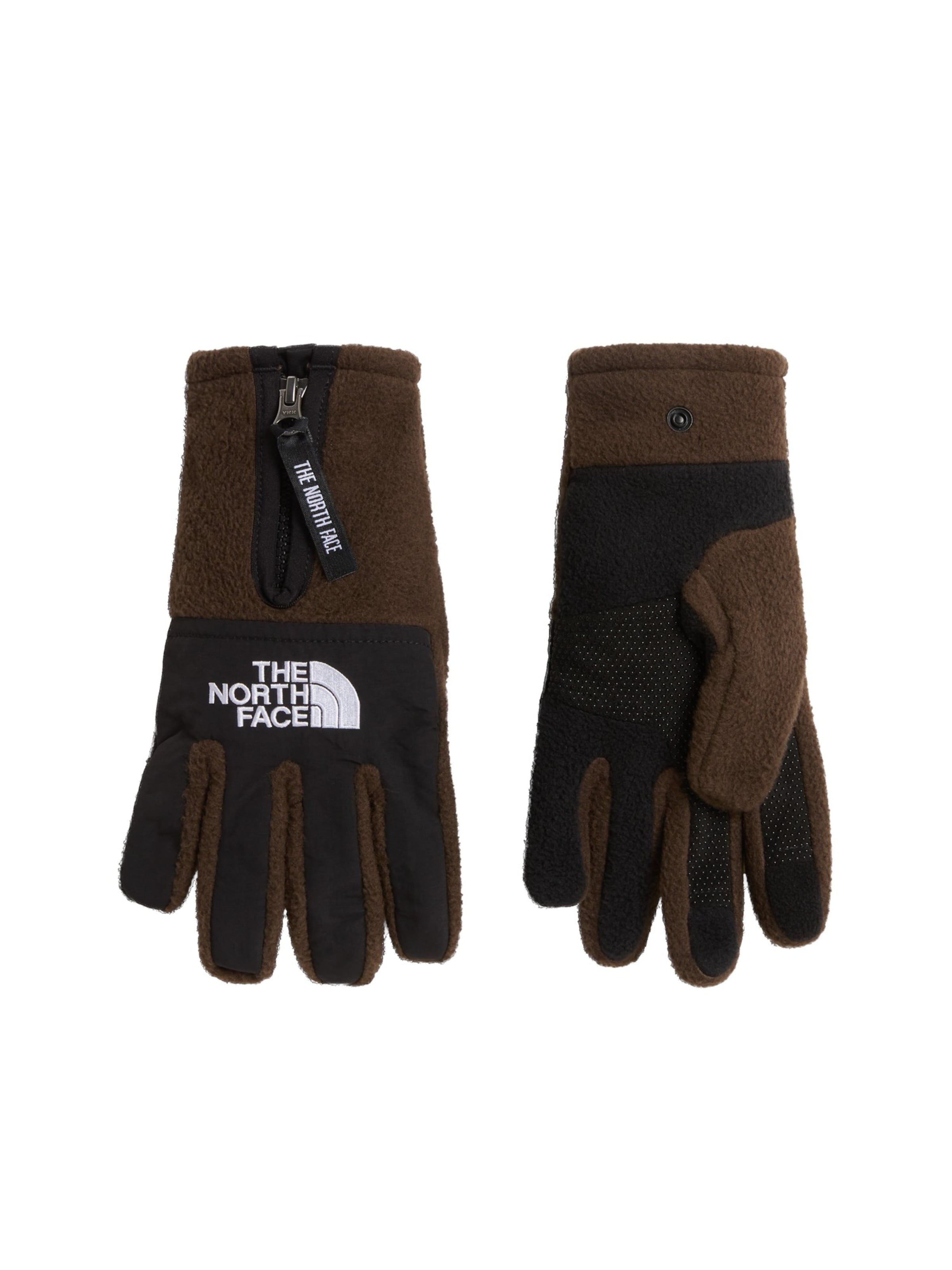 THE NORTH FACE Sõrmikud 'Glove' L suuruses tumepruun / must / valge, Tootevaade