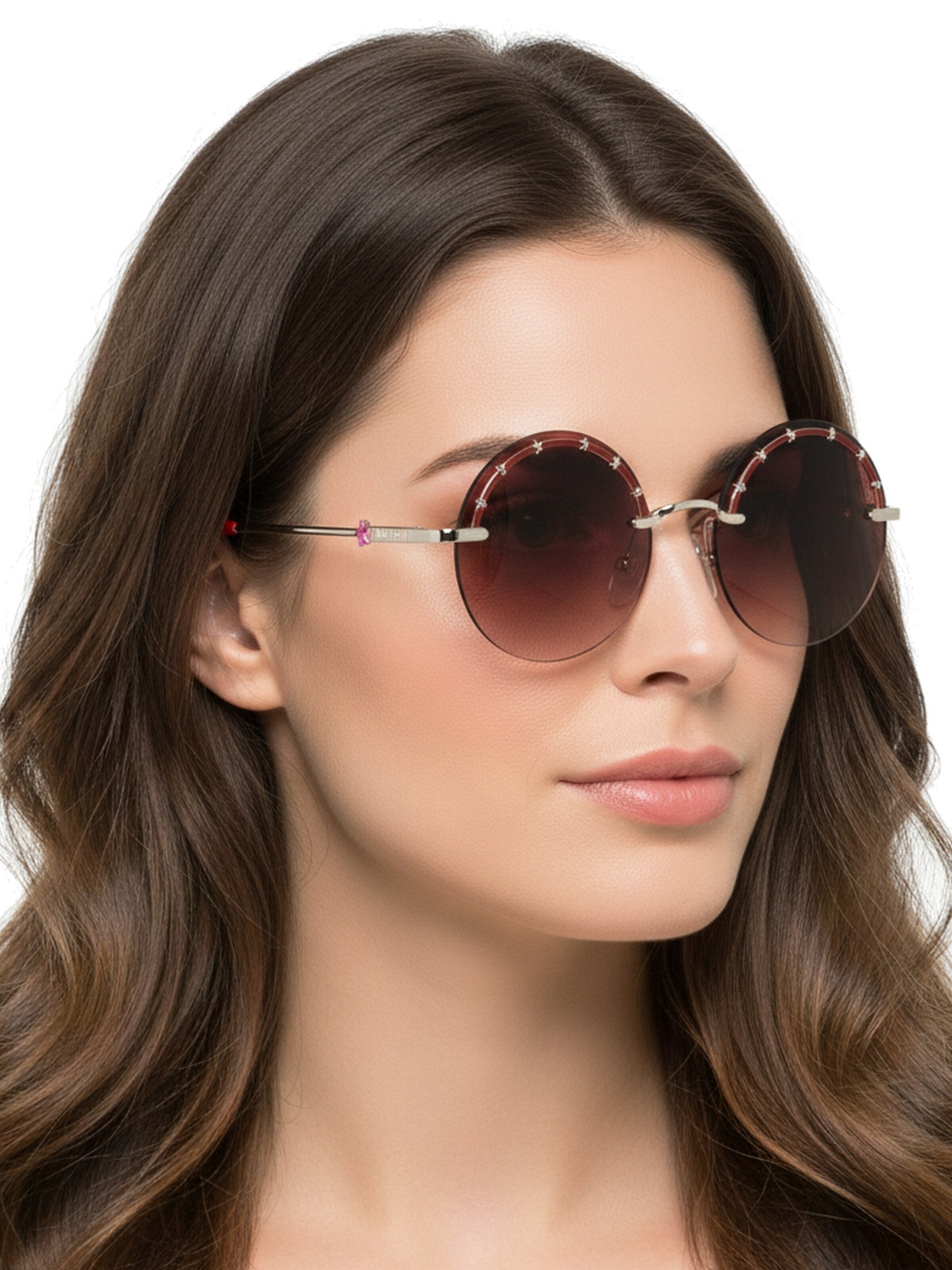 Lunettes de soleil Liu Jo en or
