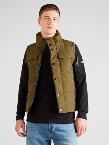 G-Star RAW Vest in Green: front