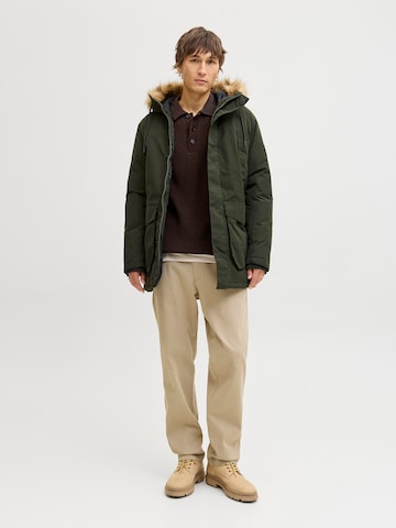 JACK & JONES Vinterparka 'JJCAMP' i grøn