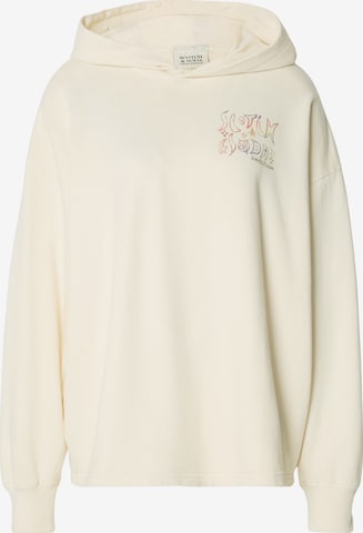 SCOTCH & SODA Collegepaita värissä valkoinen: etupuoli