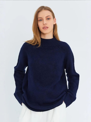 Pullover di MixRay in blu: frontale