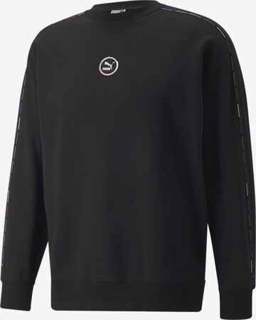 PUMA Athletic Sweatshirt 'Go For' in Black: front