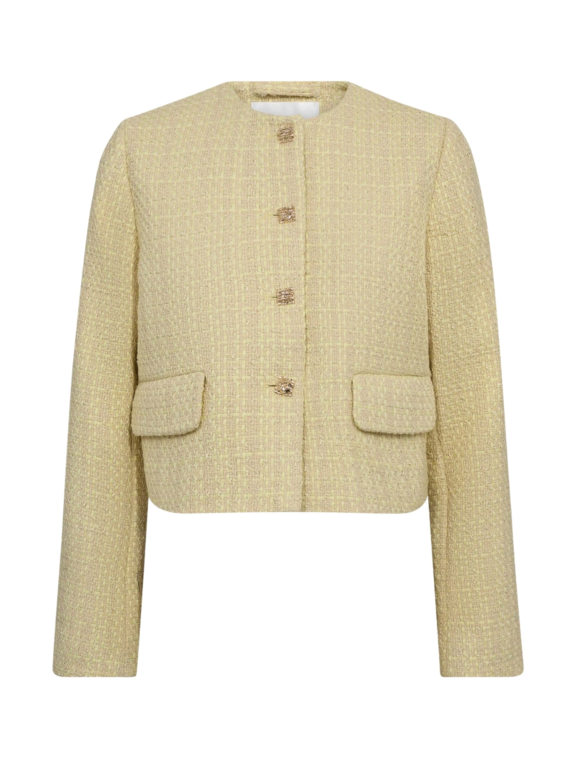 co'couture Välikausitakki ' Yara' värissä keltainen: etupuoli