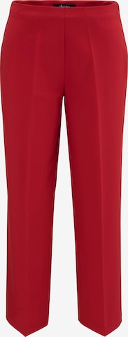 Aniston SELECTED Wide leg Pleated Pants in Red: front