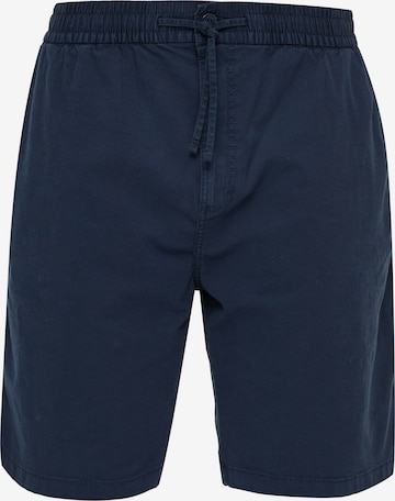 QS Regular Trousers in Blue: front