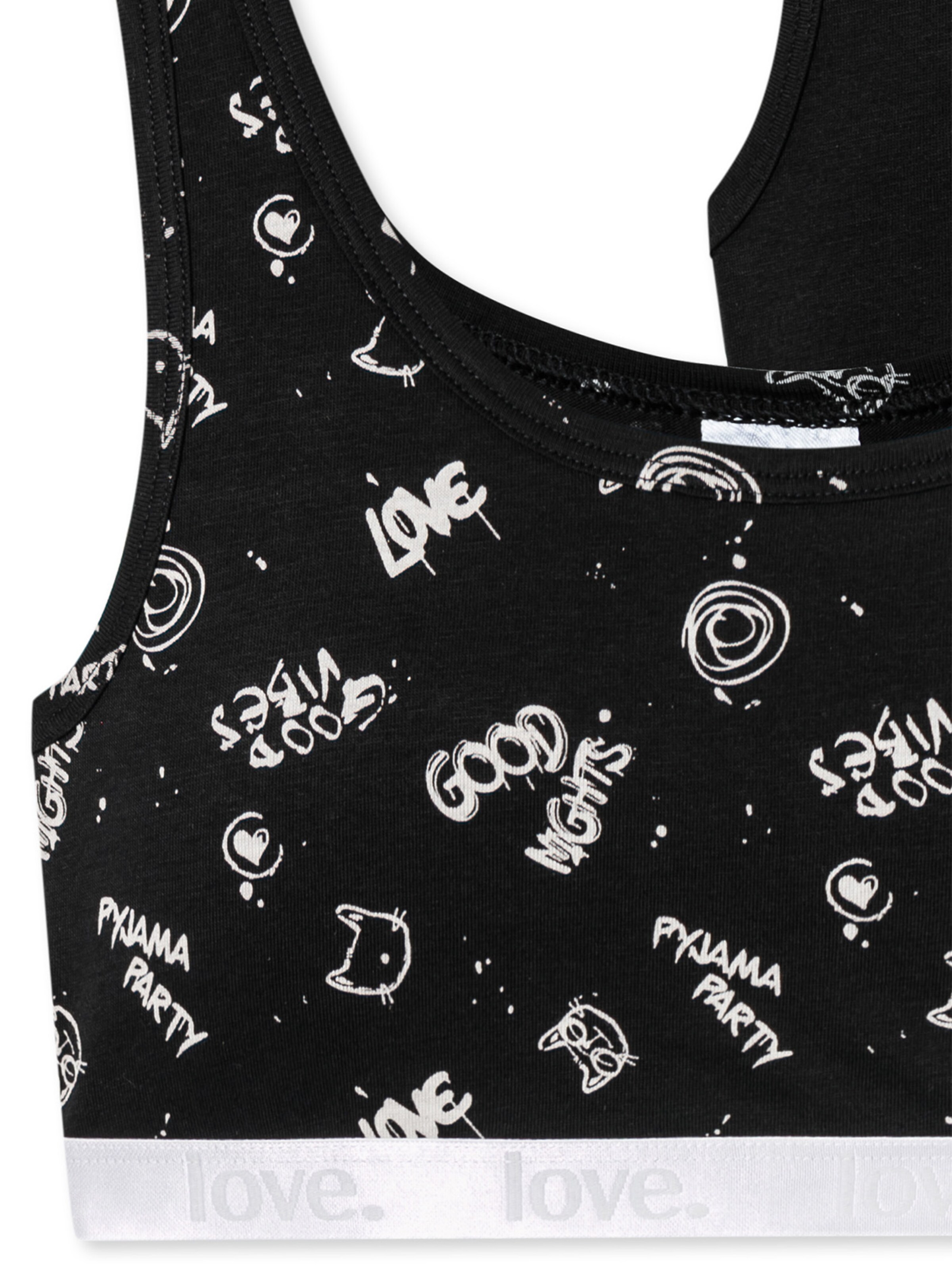 SCHIESSER Unterhemd in Schwarz