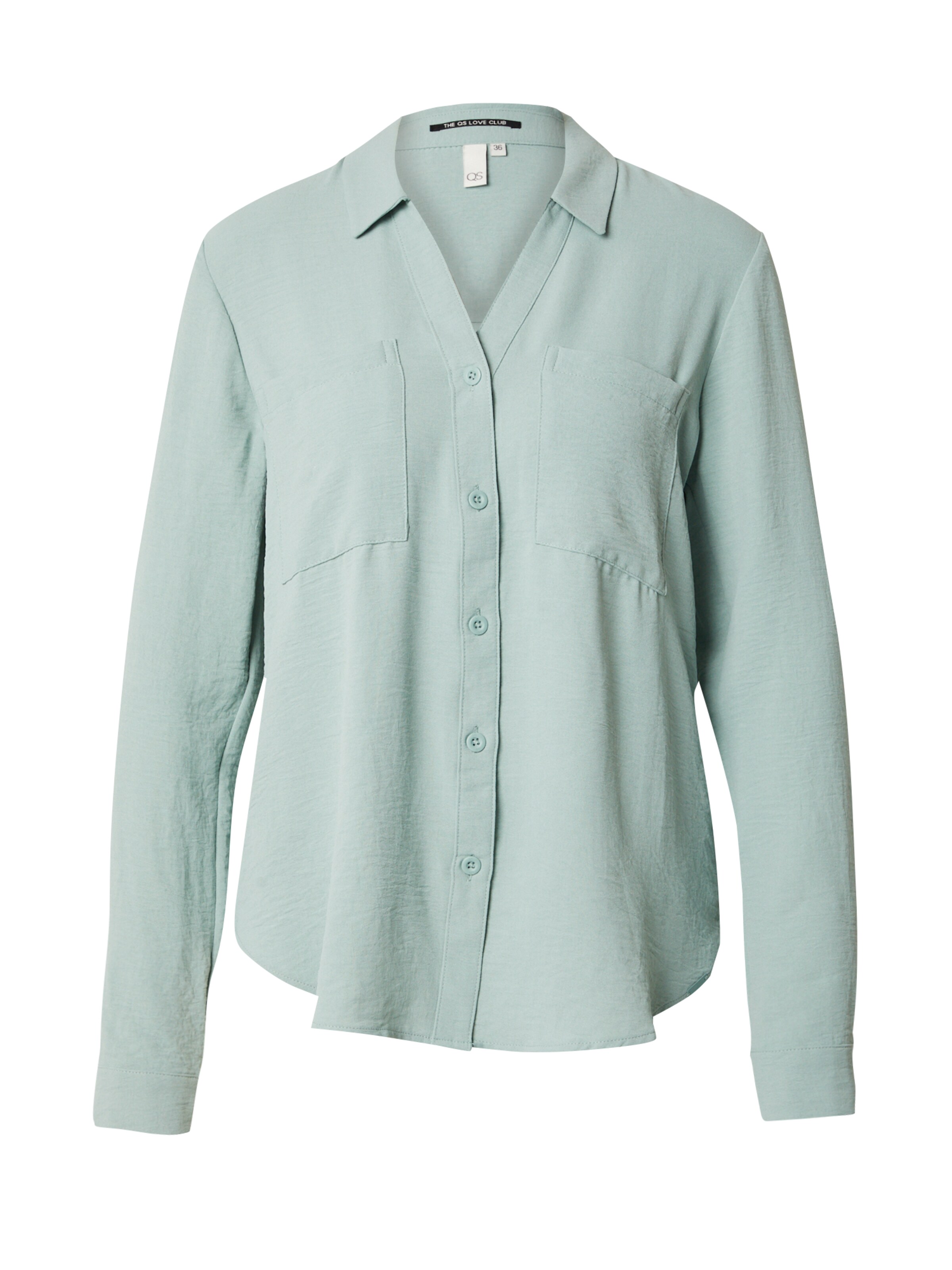 QS Μπλούζα σε μπλε: μπροστά