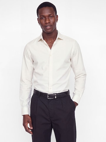 JACK & JONES Regular Fit Hemd in Weiß: Vorderseite