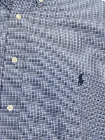 Polo Ralph Lauren Big & Tall Средняя посадка Рубашка в Синий