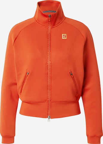 NIKE Sportsweatjacka i orange: framsida