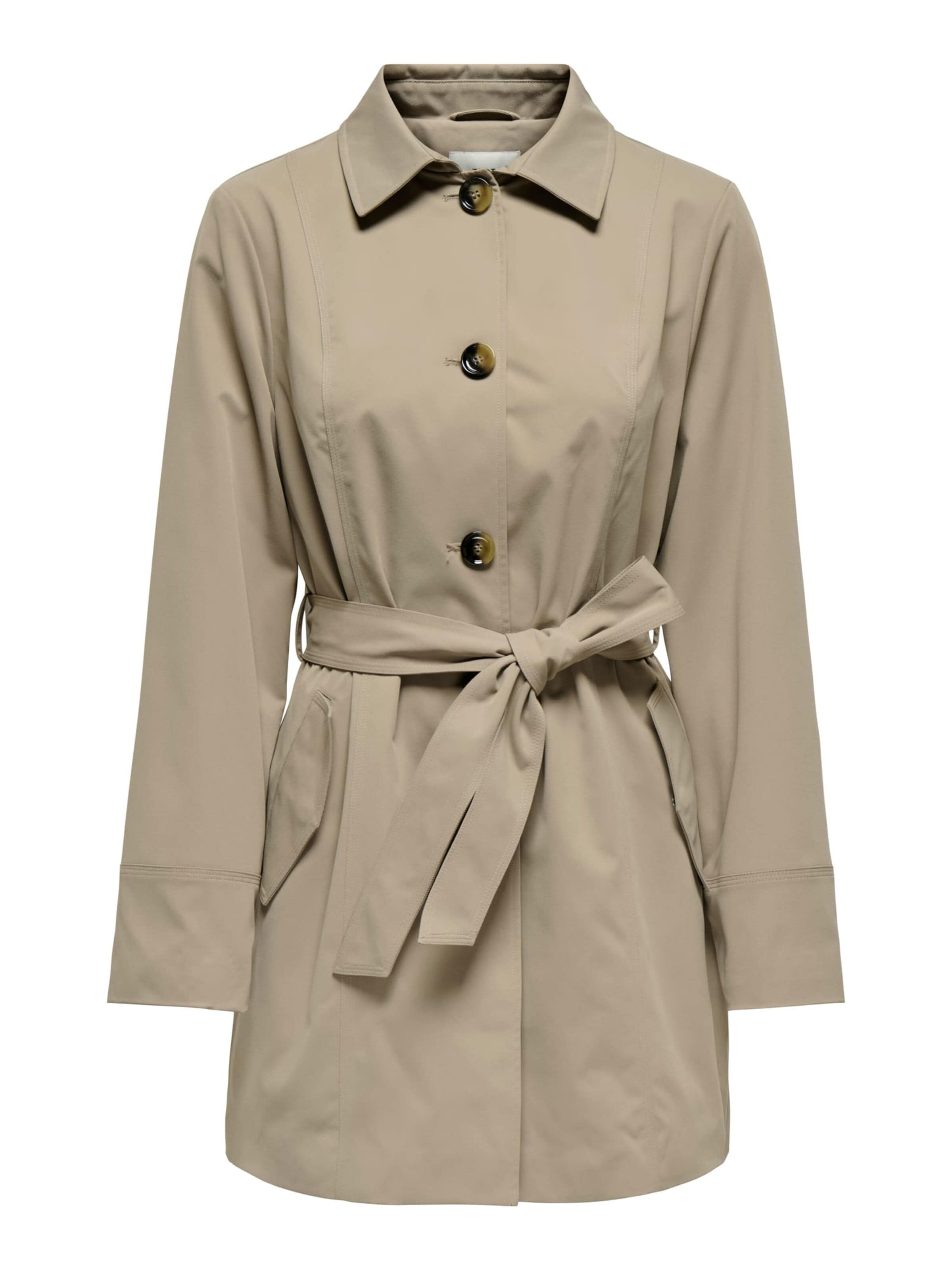 Jaqueline de Yong Between-seasons coat 'isadora' in Grey: front