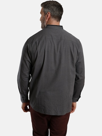 Charles Colby Comfort fit Button Up Shirt in Grey