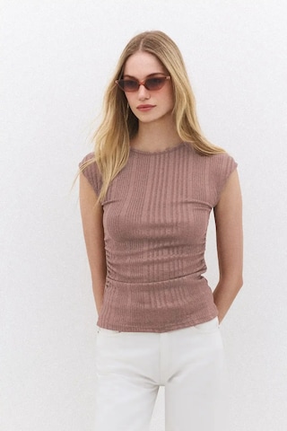 No Matter What Shirt in Brown: front