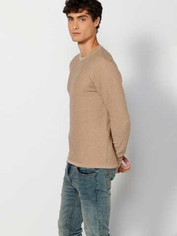 Pull-over KOROSHI en beige