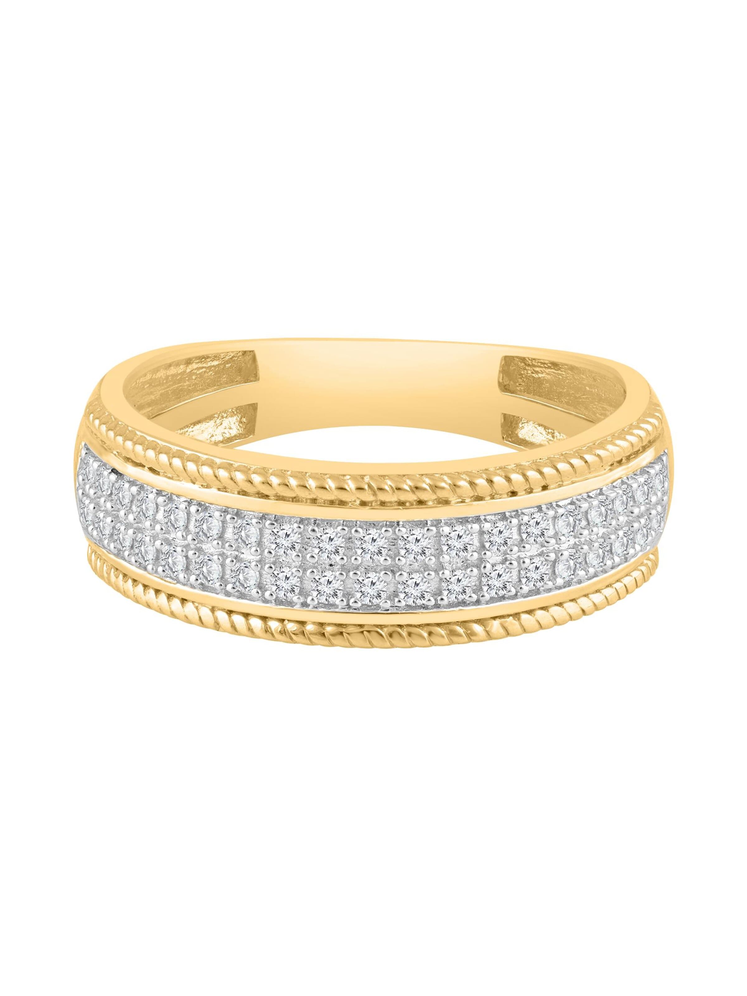 Anello di Diamant Exquis in oro: frontale