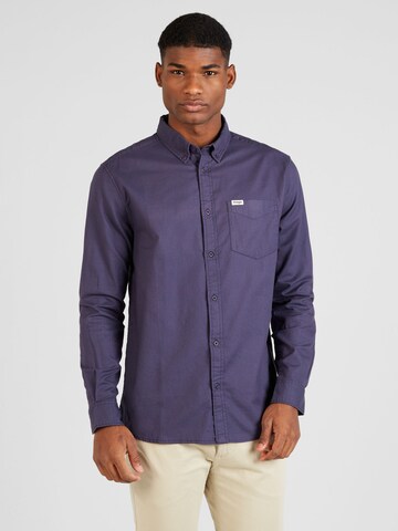 WRANGLER Regular Fit Skjorte i lilla: forside