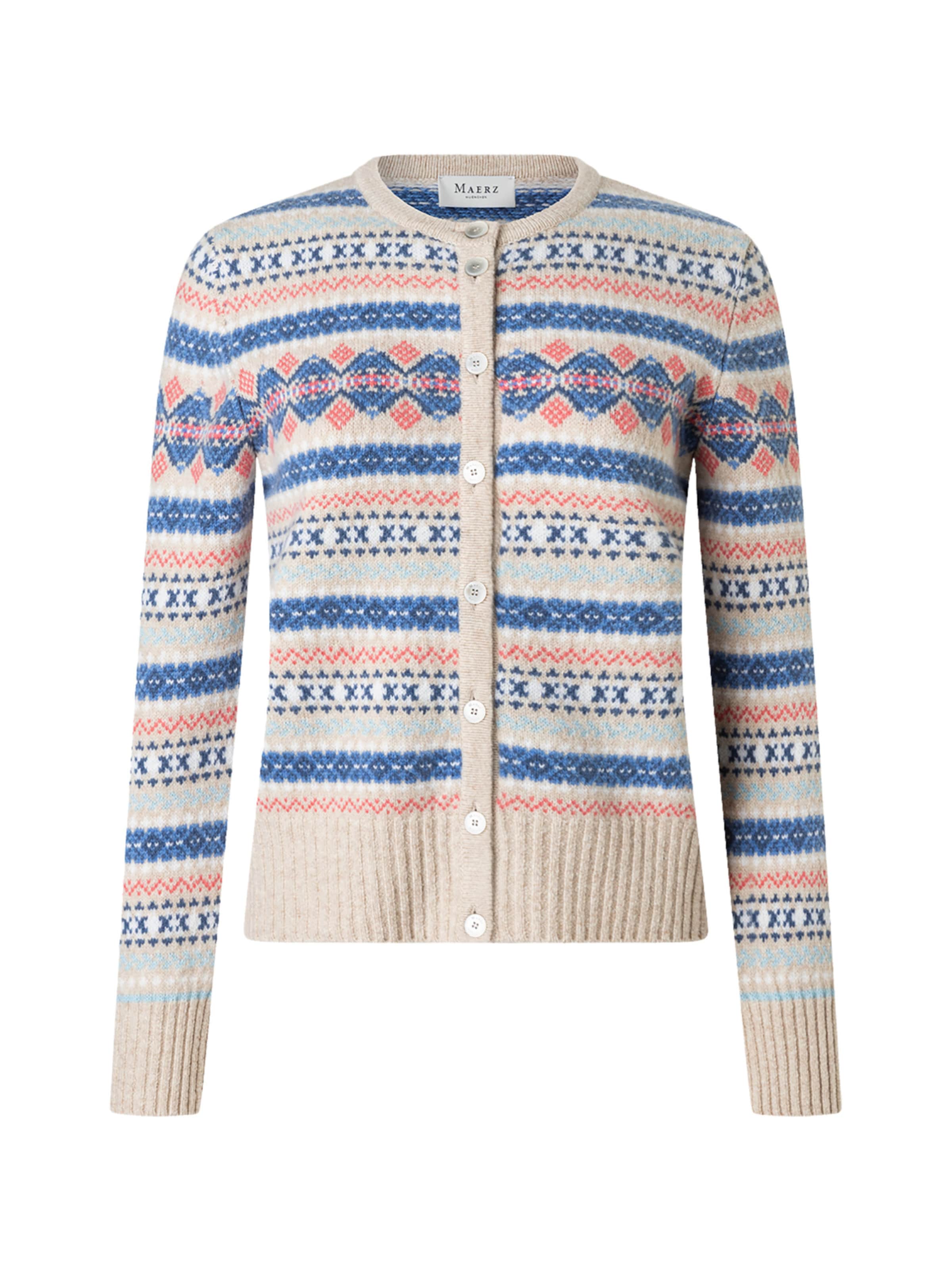 Cardigan MAERZ Muenchen en beige : devant