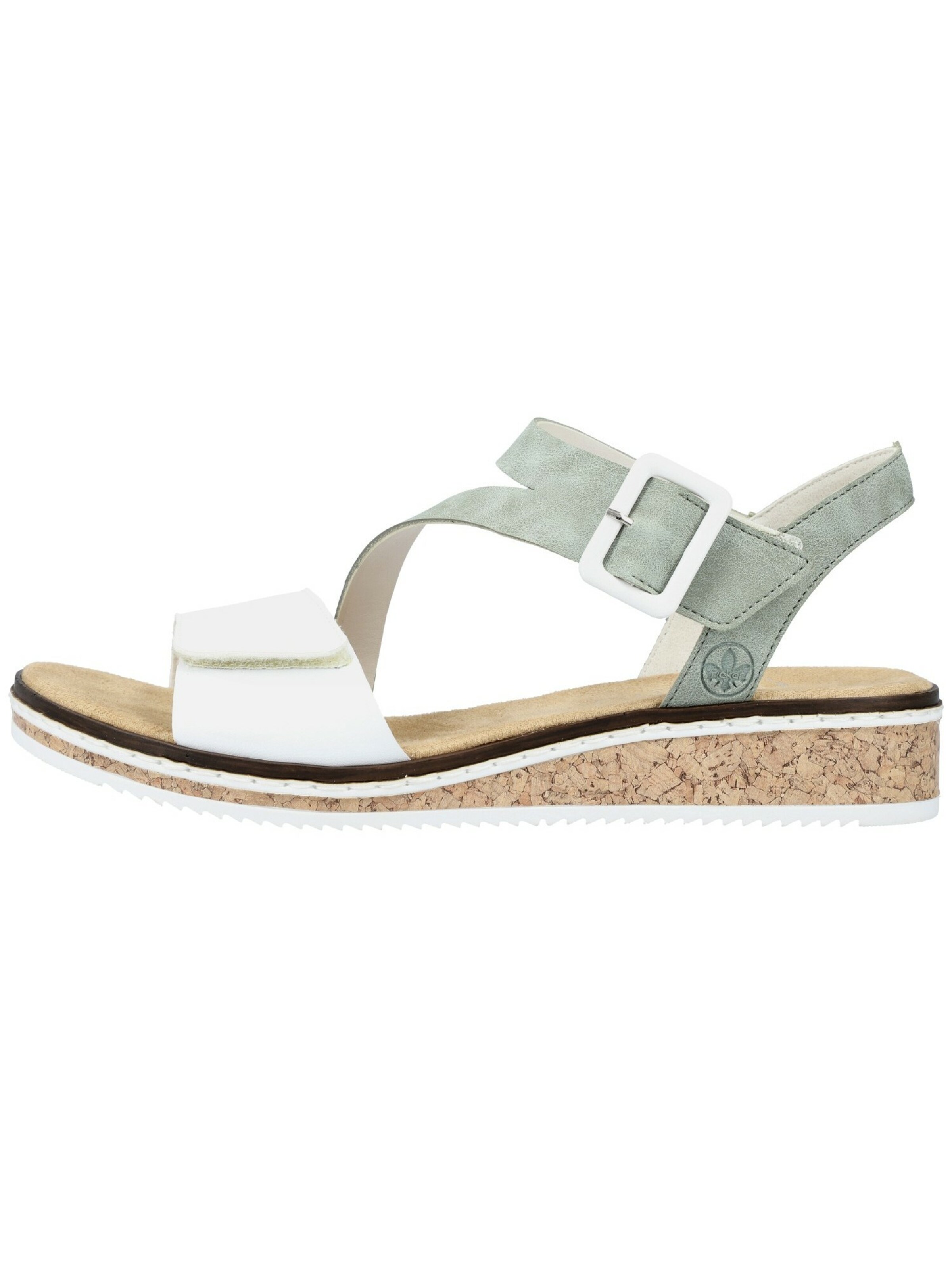 zaļš Rieker Siksniņsandales