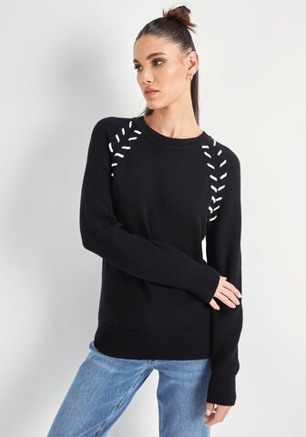 HECHTER PARIS Pullover in Schwarz: predná strana