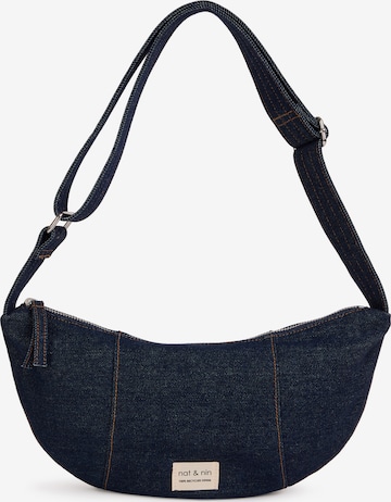 Nat&NinPojasna torbica ' LUCE DENIM ' - plava boja: prednji dio